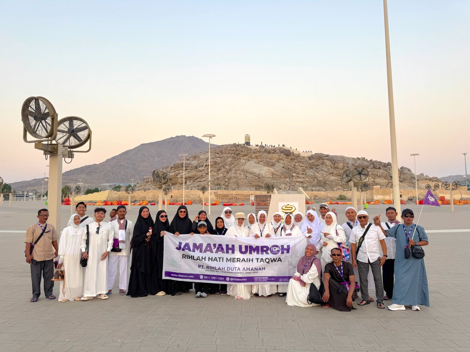 Jamaah di Jabal Rahmah